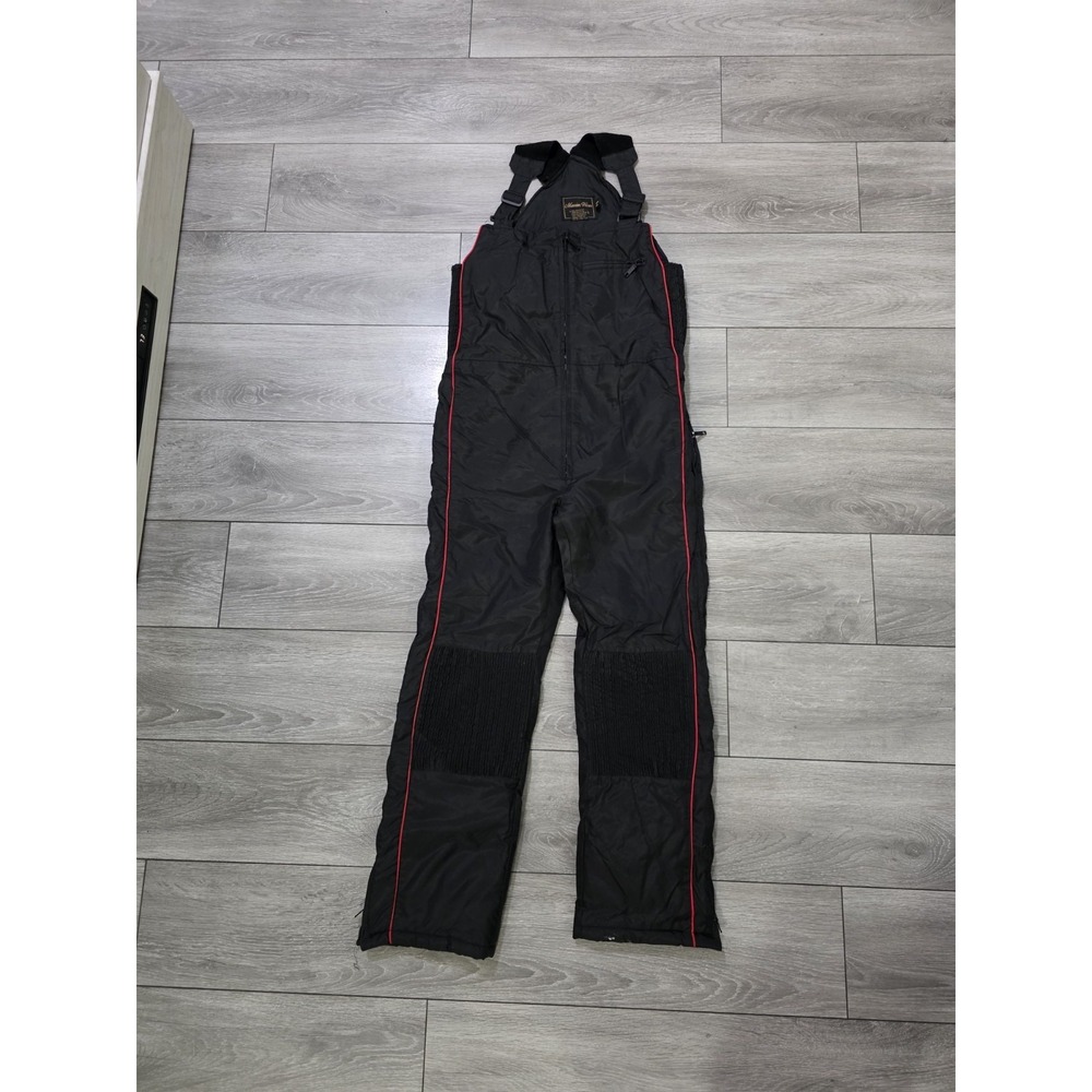 Vintage Yamaha Snowmobile Bibs Womens Tall Insulated‎ Black Maxim Wear